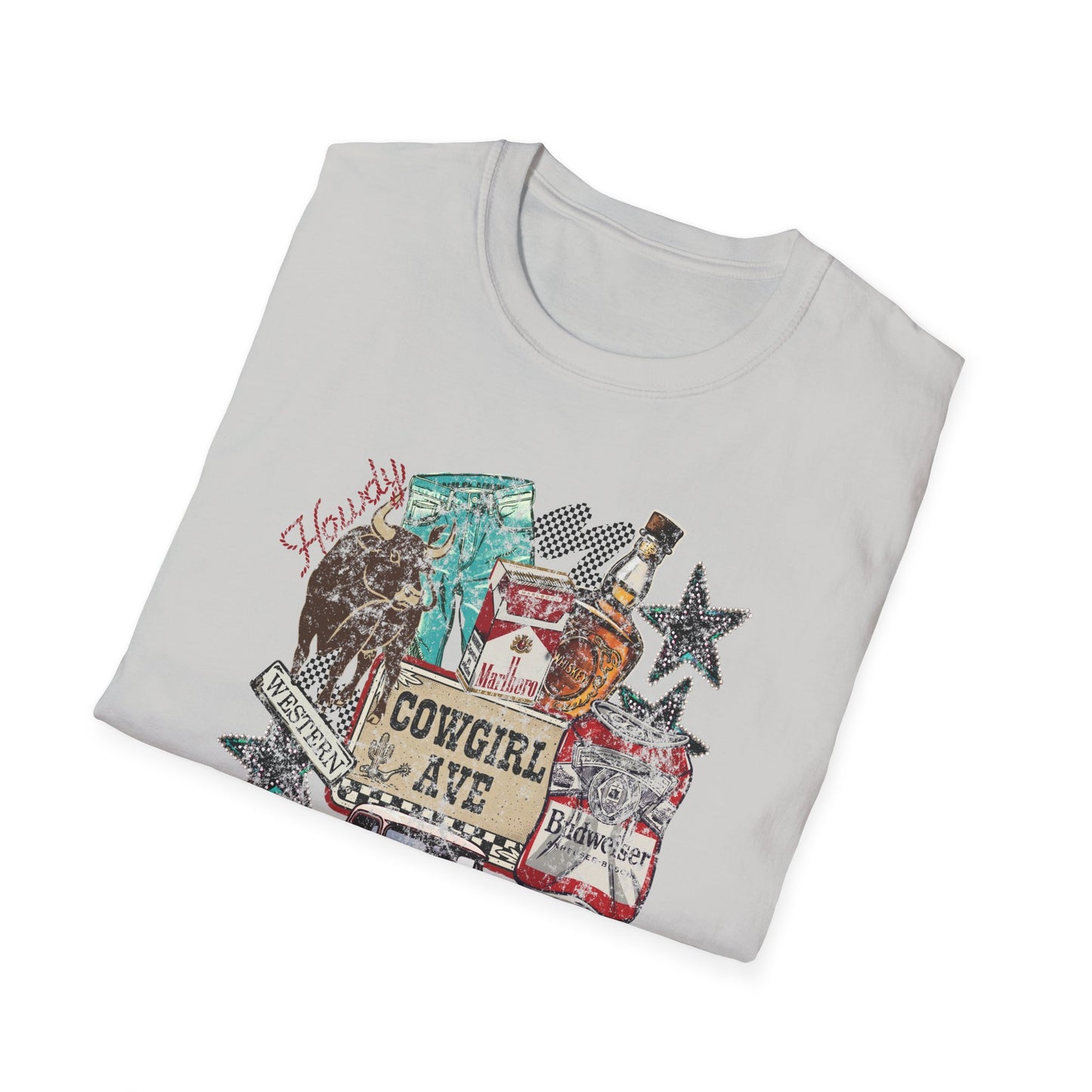 Cowgirl Vibes Graphic T-Shirt Rustic Western Vintage Tee