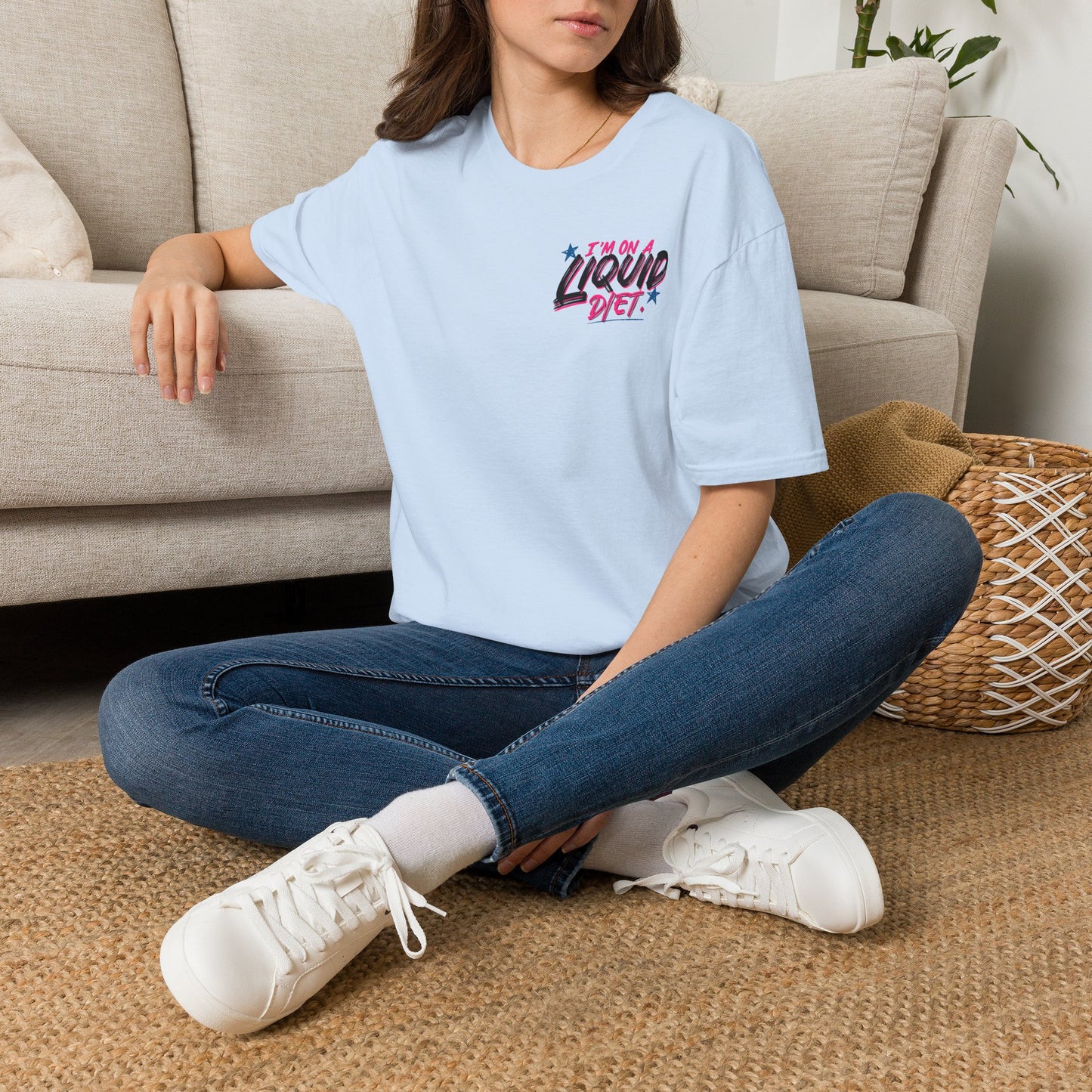 'I'm On a Liquid Diet' Graphic Tee