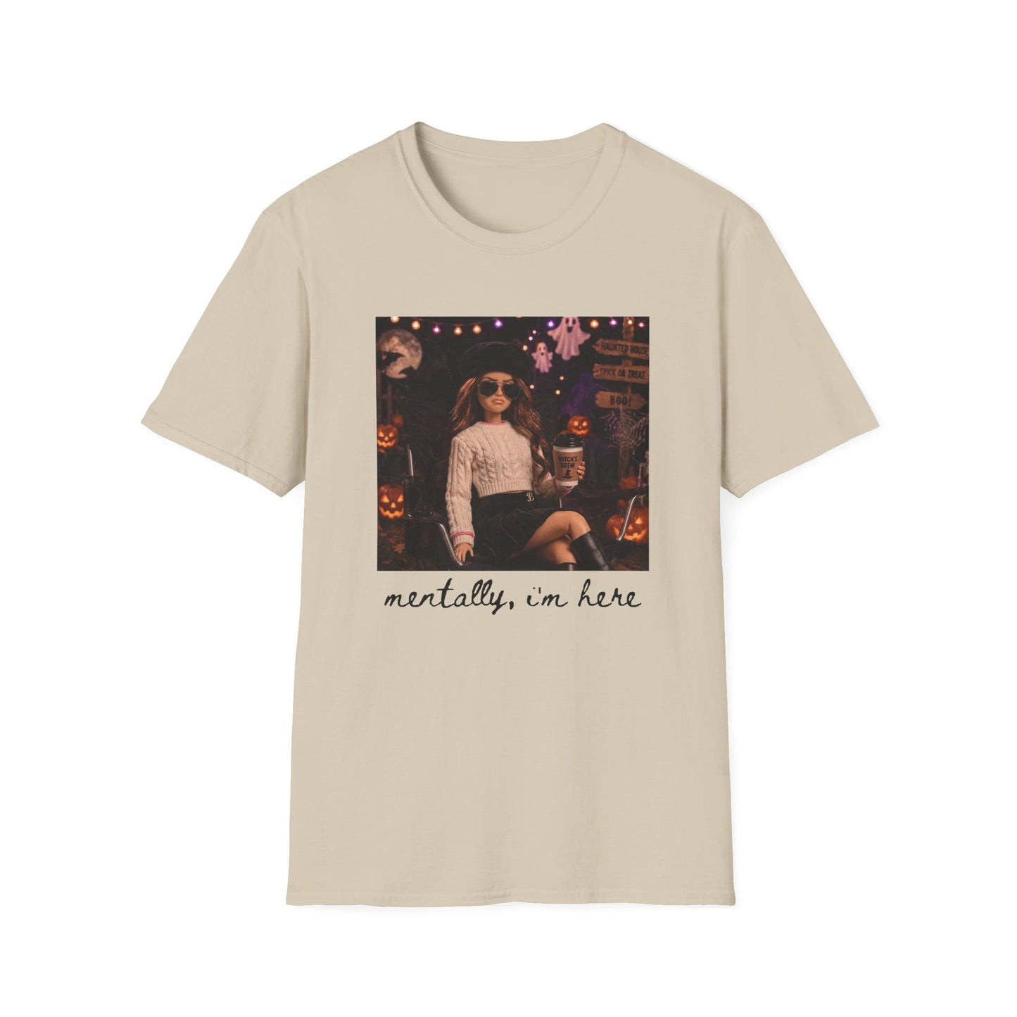 'Mentally, I’m Here' Halloween tee
