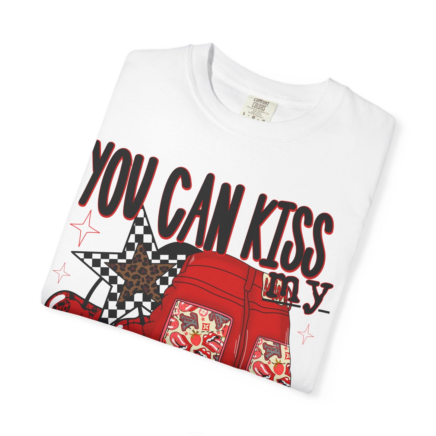 Graphic T-Shirt — "You Can Kiss My Mexican Ass" Boxing Gloves Design