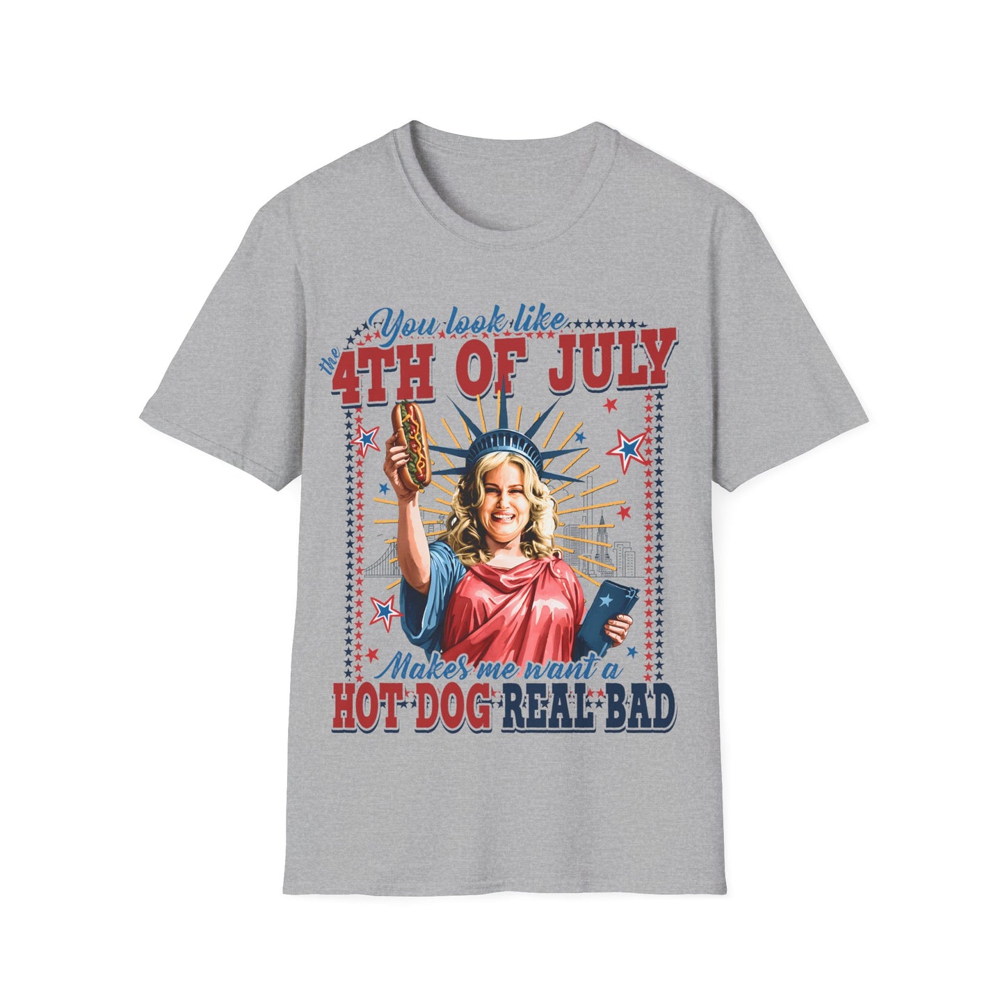 4th of July Hot Dog T-Shirt