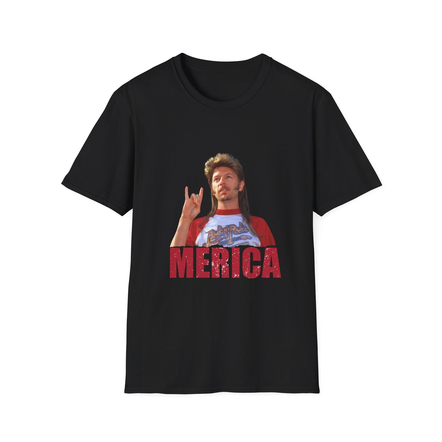 Merica Funny Mullet T-Shirt — Retro Patriotic Graphic Tee