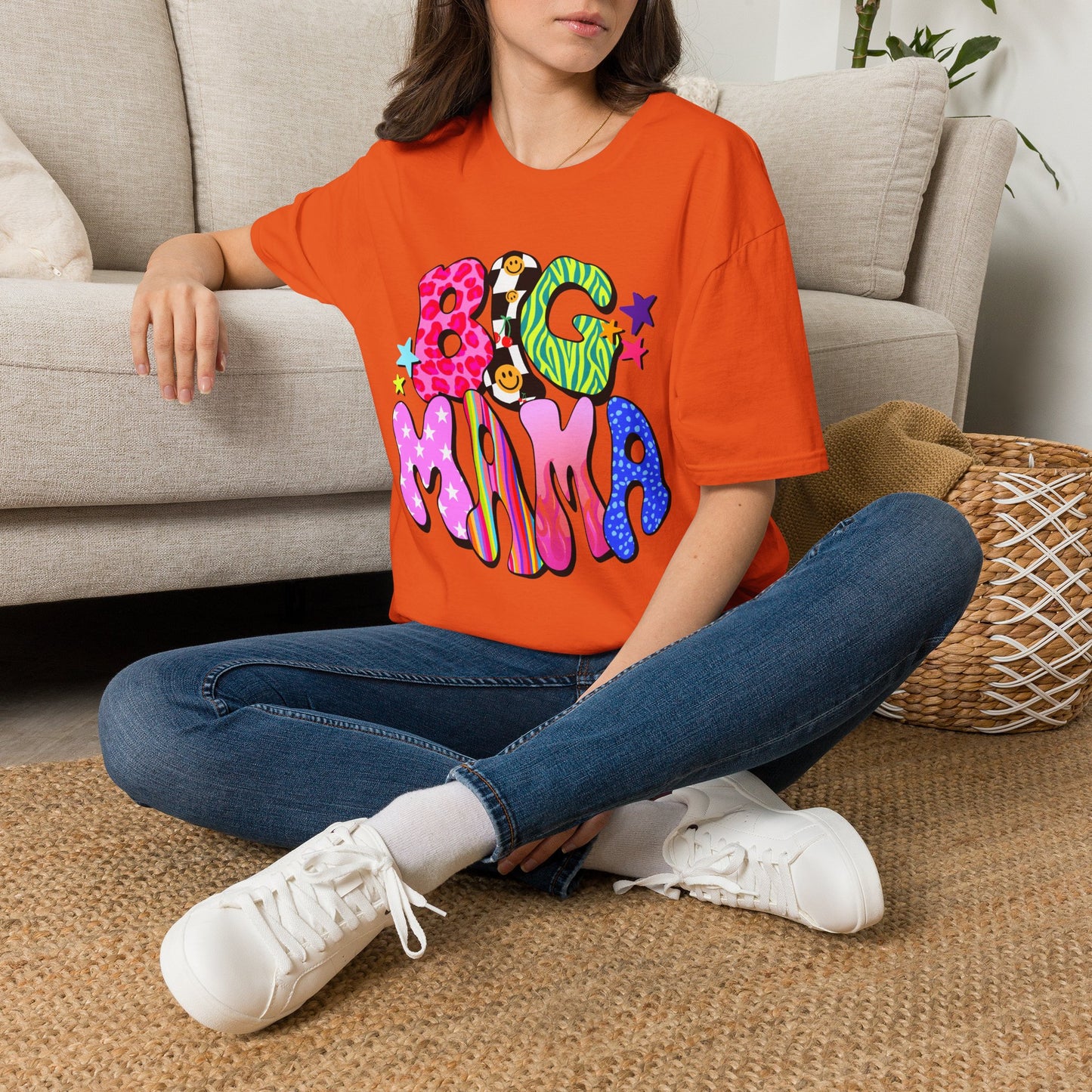 Big Mama Colorful Graphic Tee