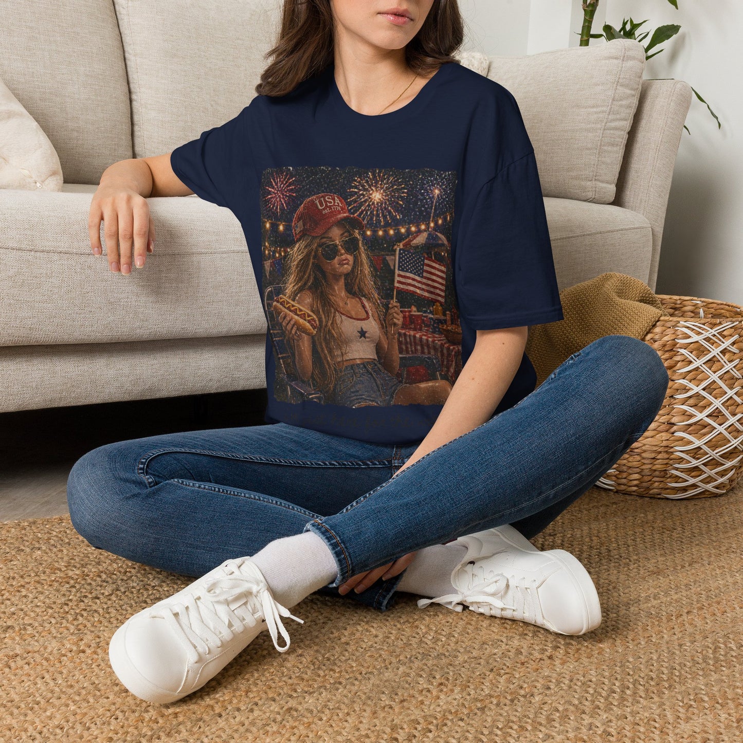 I'm only here for the Wieners Graphic T-Shirt- black
