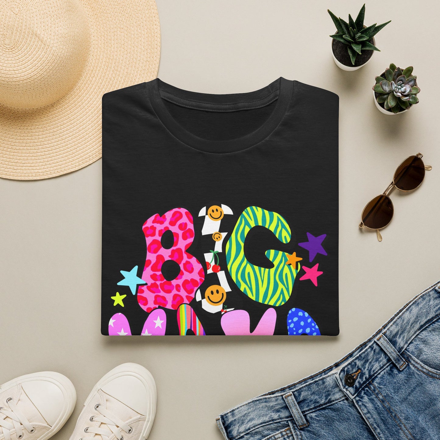 Big Mama Colorful Graphic Tee