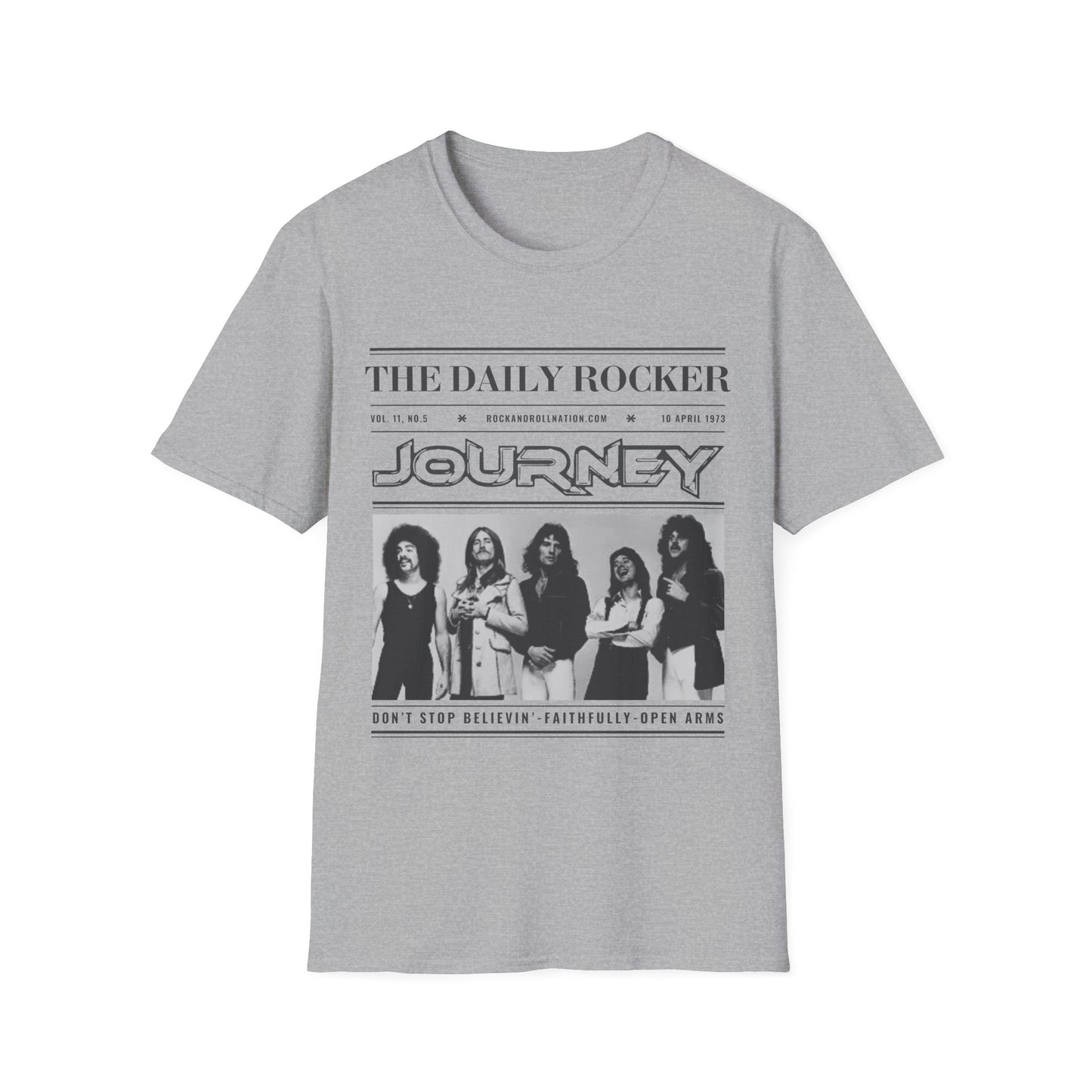 Journey Band Vintage Tour T-Shirt — The Daily Rocker Graphic Tee