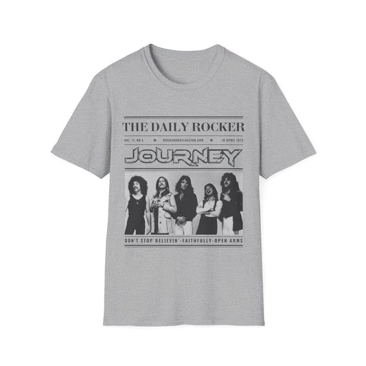 Journey Band Vintage Tour T-Shirt — The Daily Rocker Graphic Tee