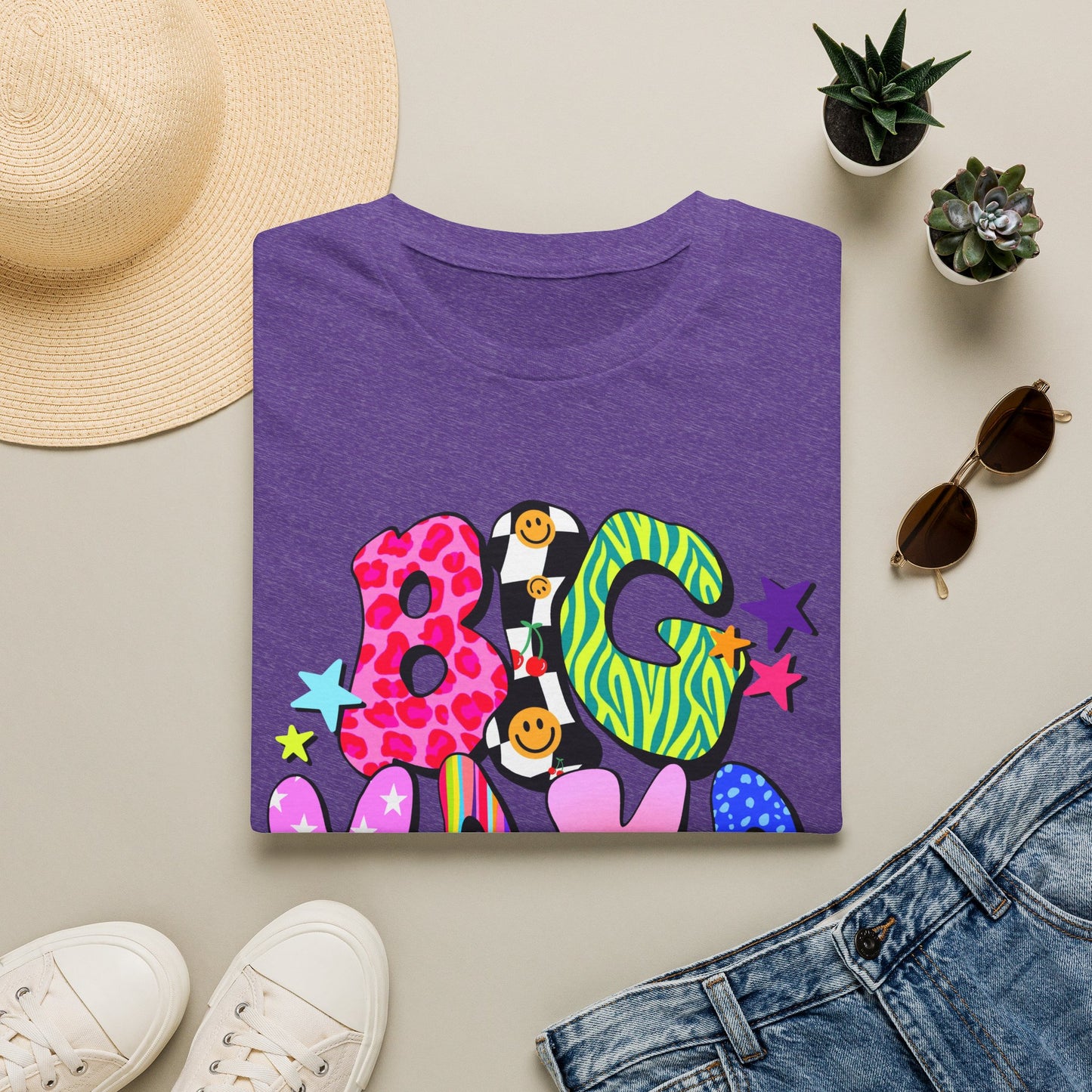 Big Mama Colorful Graphic Tee