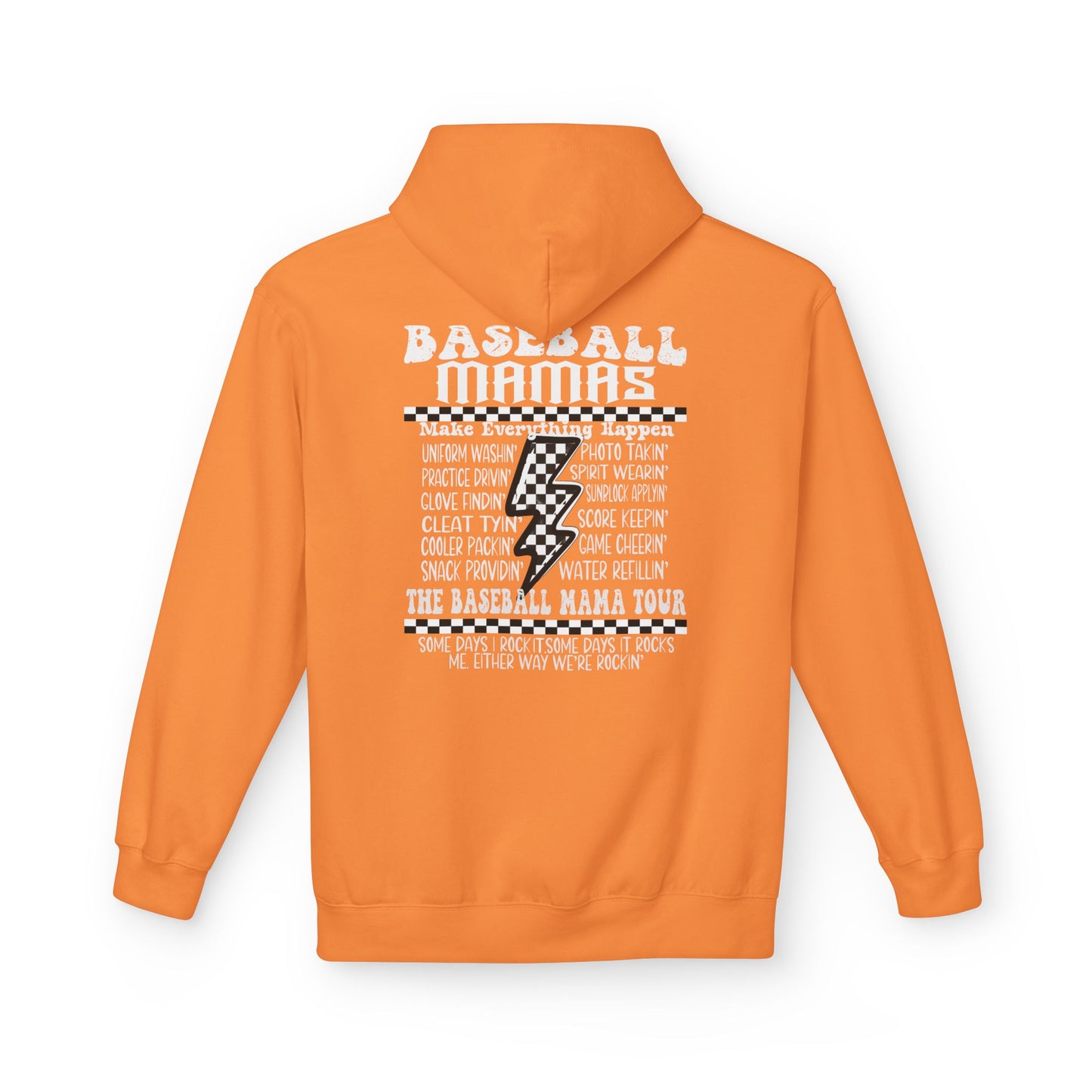 Baseball Mamas Hoodie — Vintage Tour Tee Style Hooded Sweatshirt