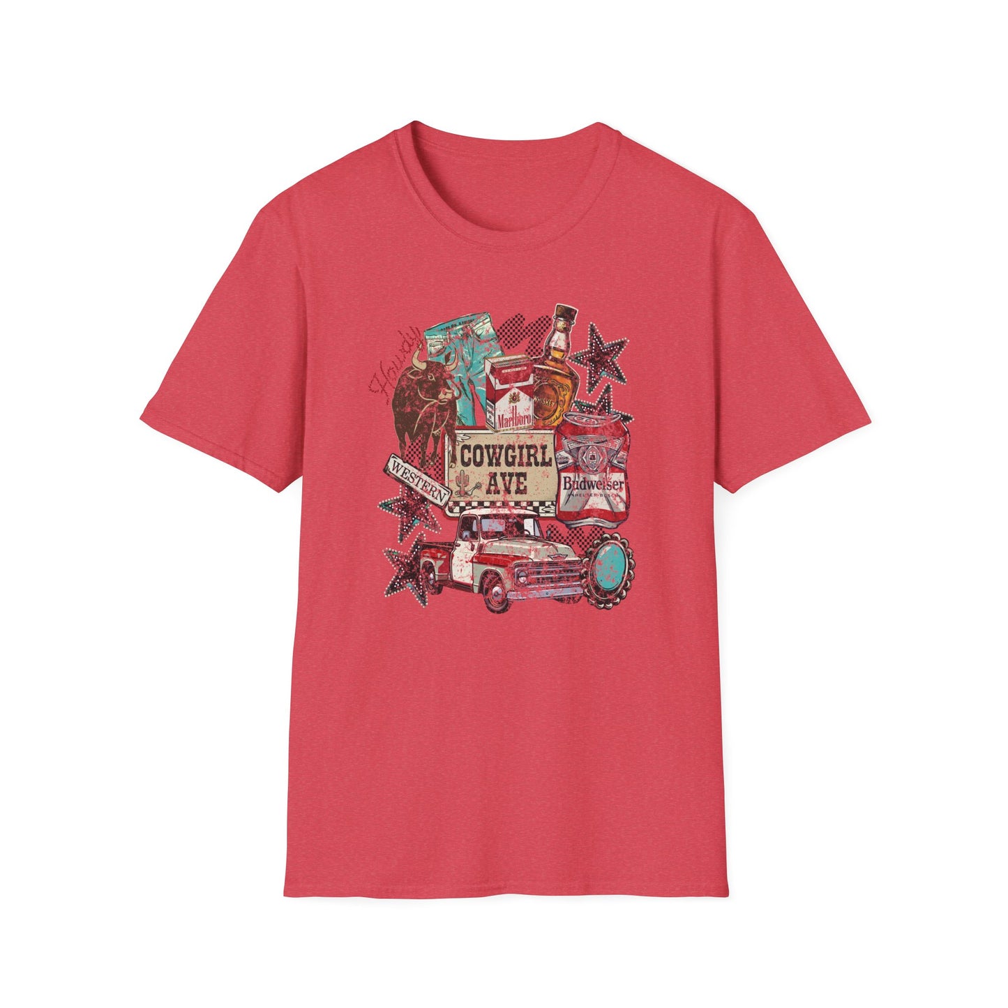 Cowgirl Vibes Graphic T-Shirt Rustic Western Vintage Tee