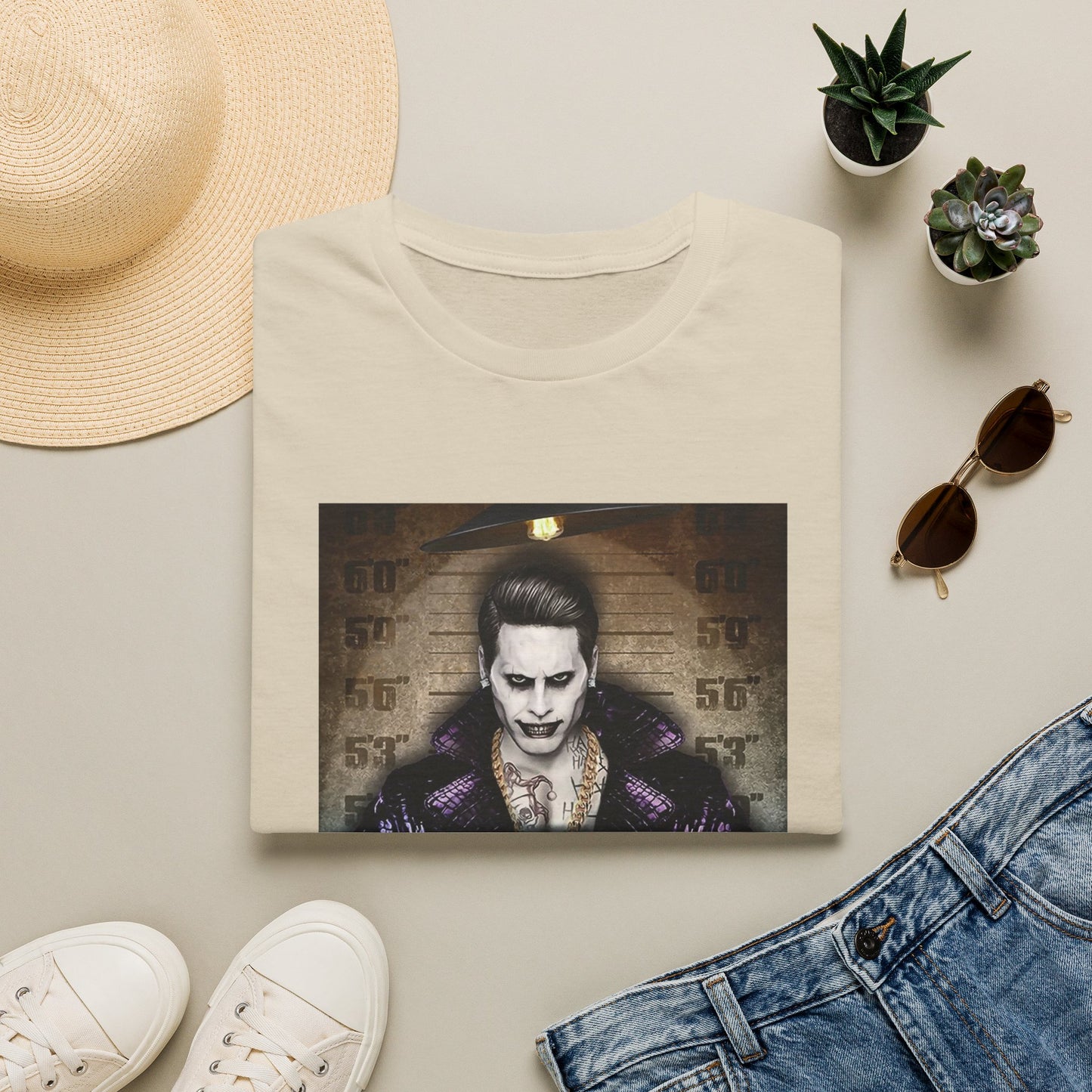 Joker Mugshot Graphic T-Shirt