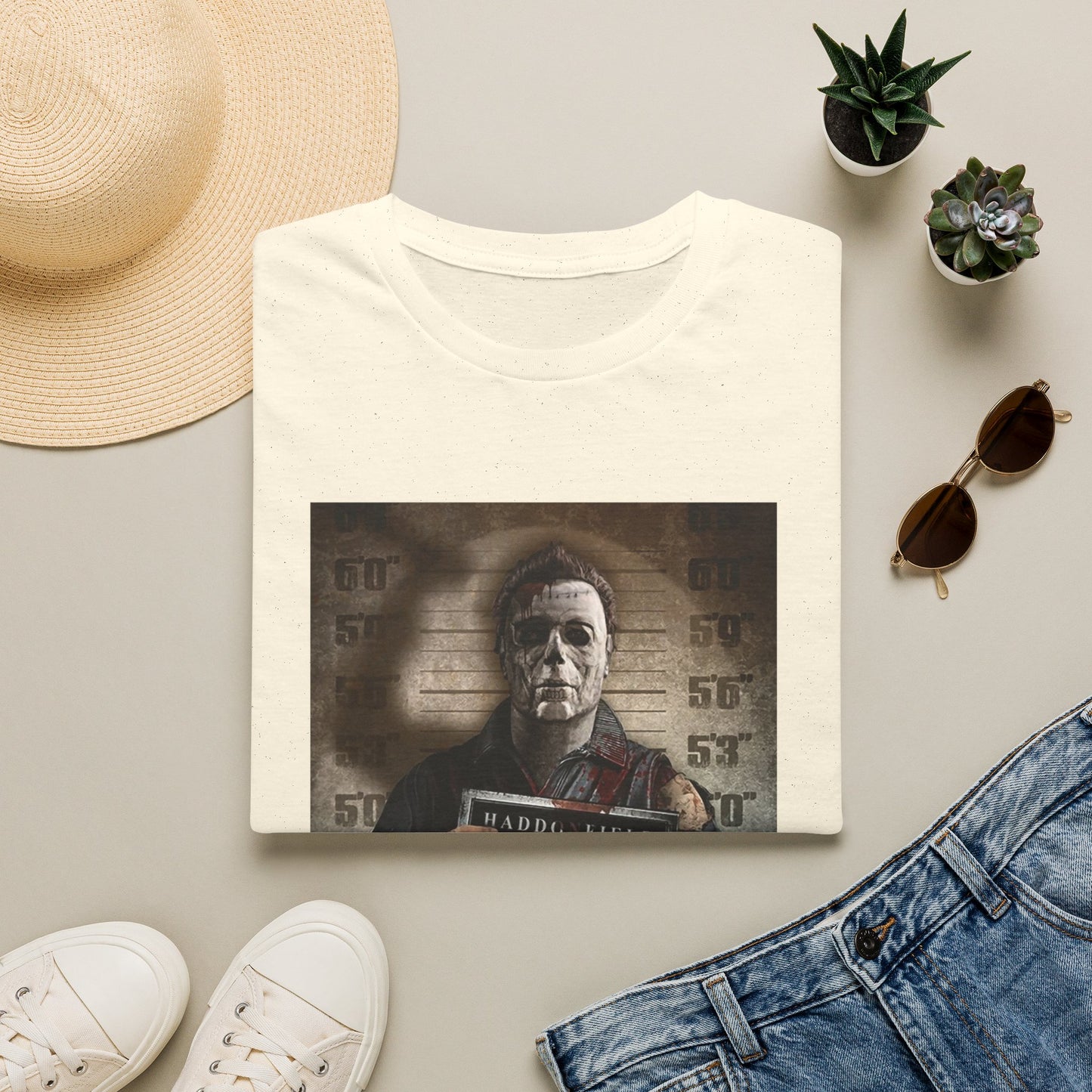 Mugshot Michael Myers Halloween T‑Shirt