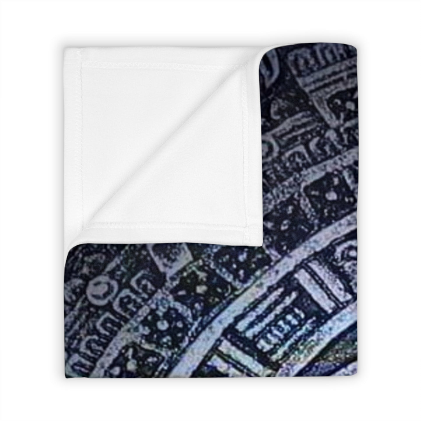 Aztec Calendar Throw Blanket — Mystic Tribal Stone Tapestry Blanket