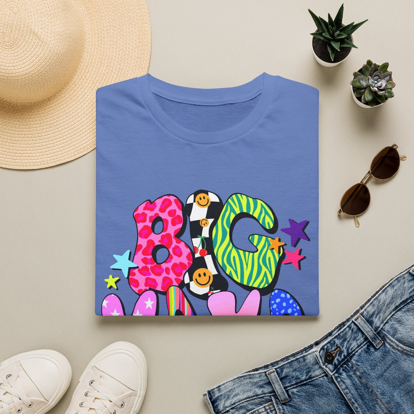 Big Mama Colorful Graphic Tee