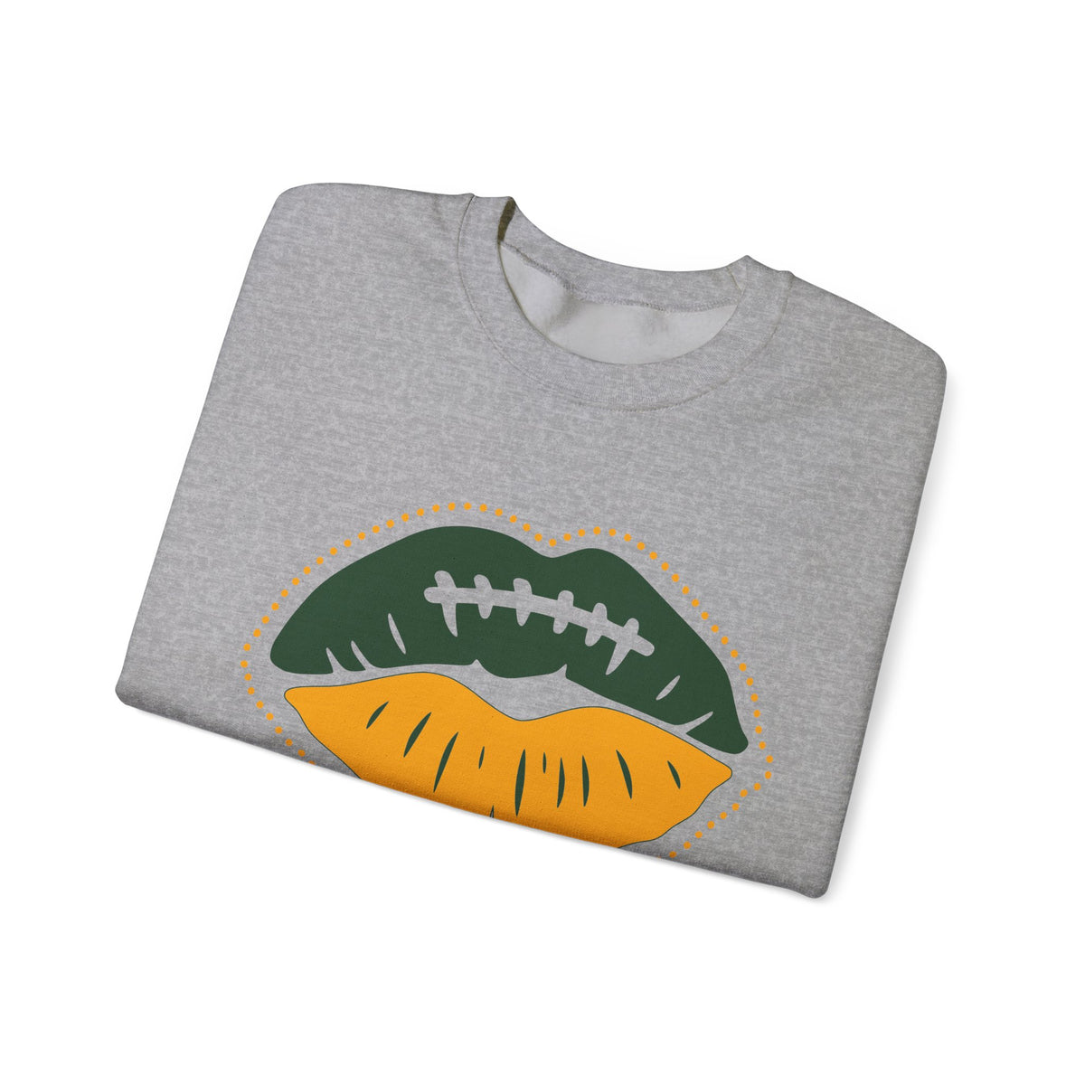 Packers Football Lip Graphic Sweatshirt