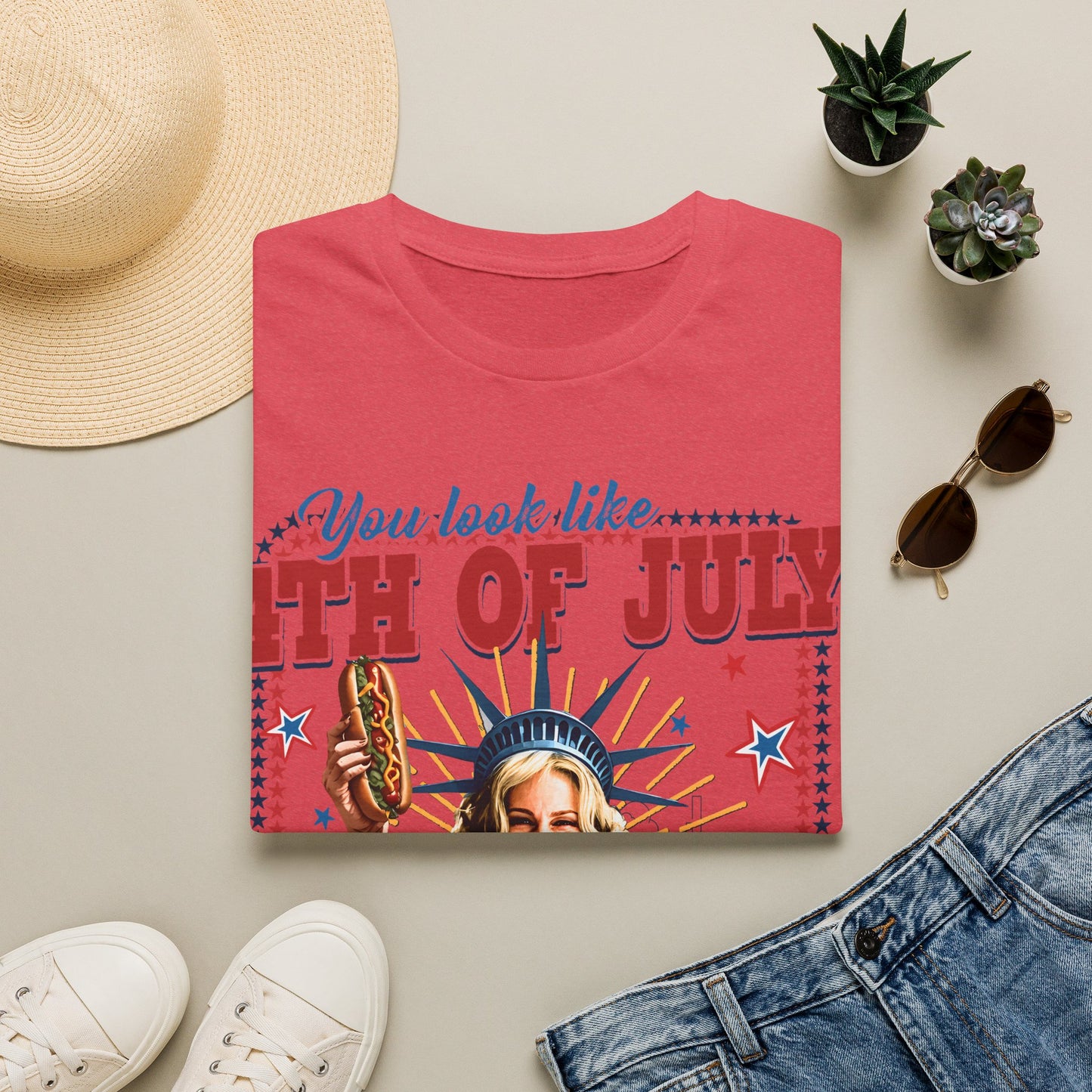 4th of July Hot Dog T-Shirt
