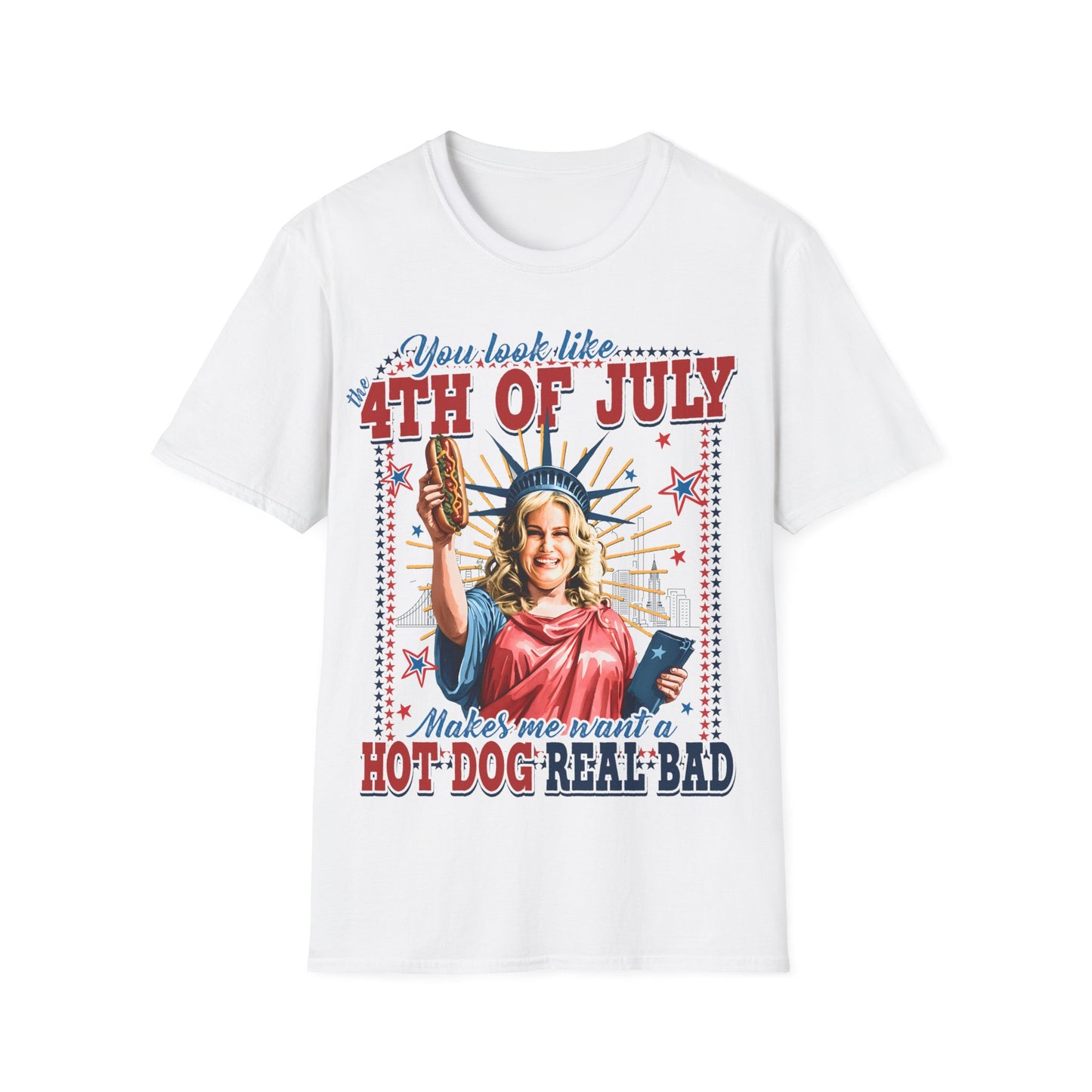 4th of July Hot Dog T-Shirt