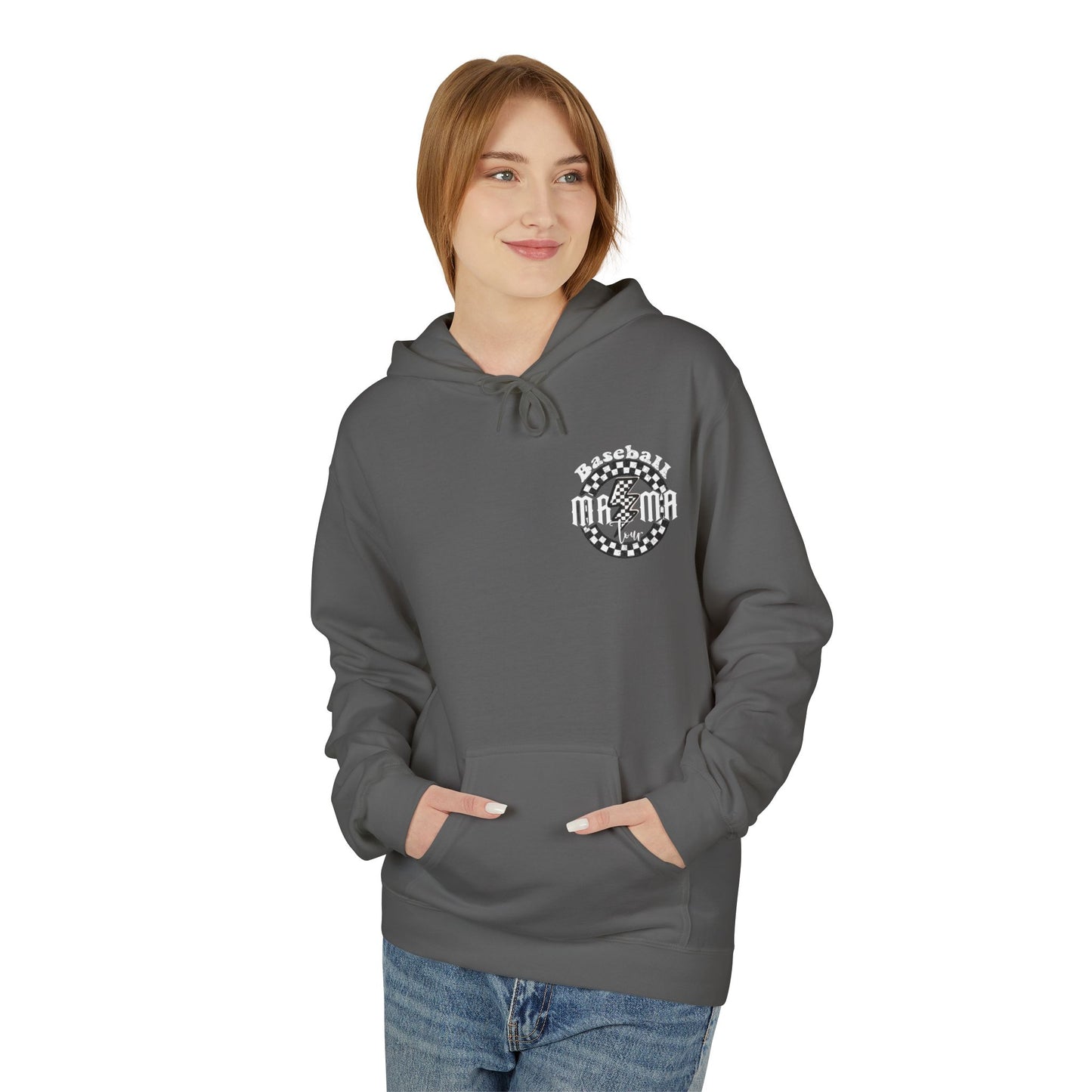 Baseball Mamas Hoodie — Vintage Tour Tee Style Hooded Sweatshirt