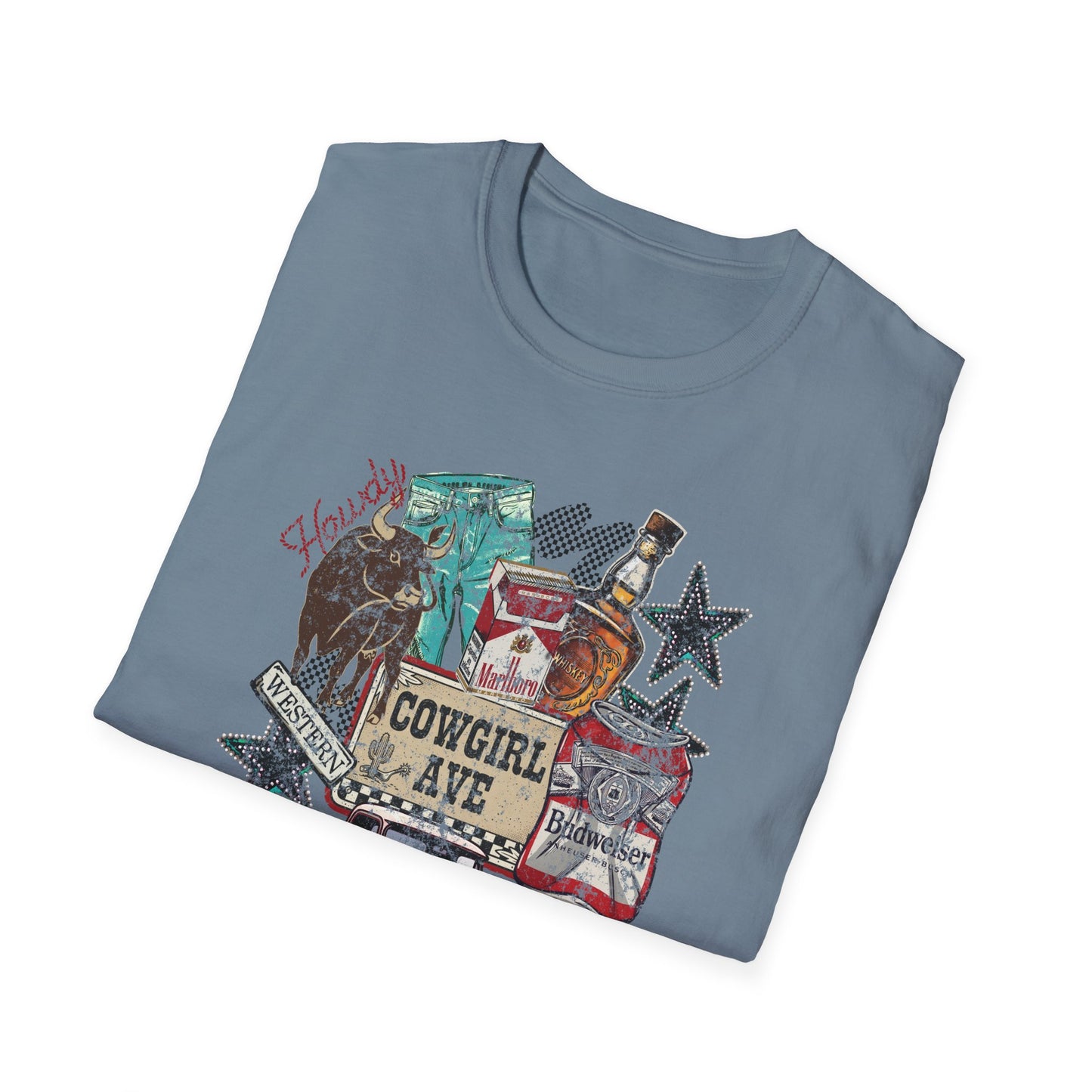 Cowgirl Vibes Graphic T-Shirt Rustic Western Vintage Tee