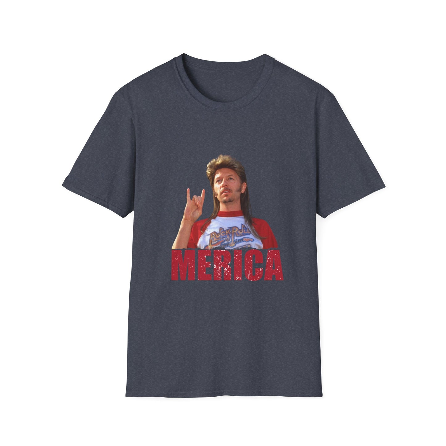 Merica Funny Mullet T-Shirt — Retro Patriotic Graphic Tee