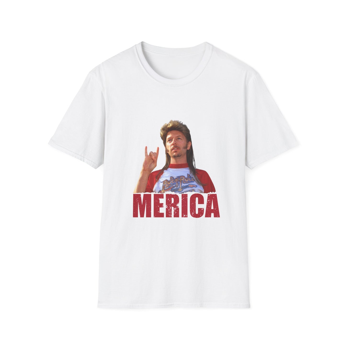 Merica Funny Mullet T-Shirt — Retro Patriotic Graphic Tee