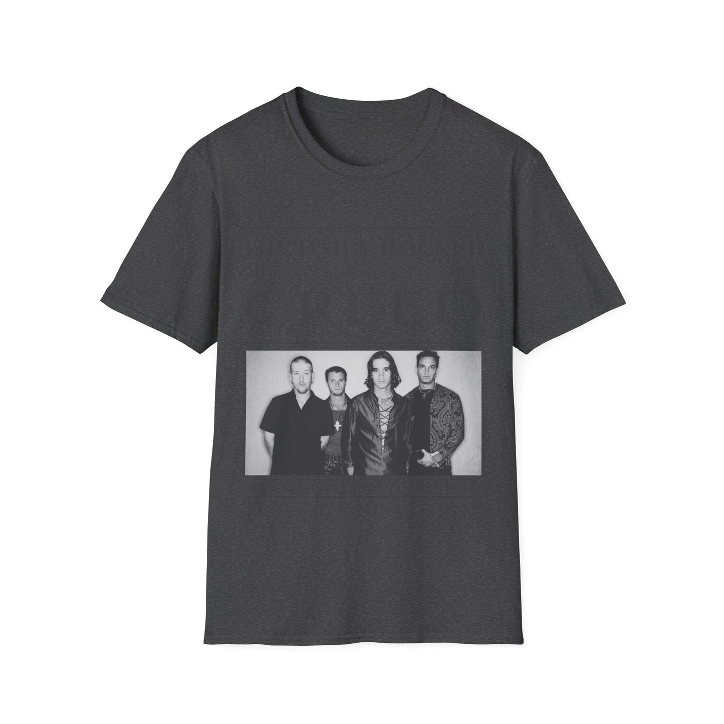 Creed Band T-Shirt – 'The Daily Rocker' Vintage Newspaper Design